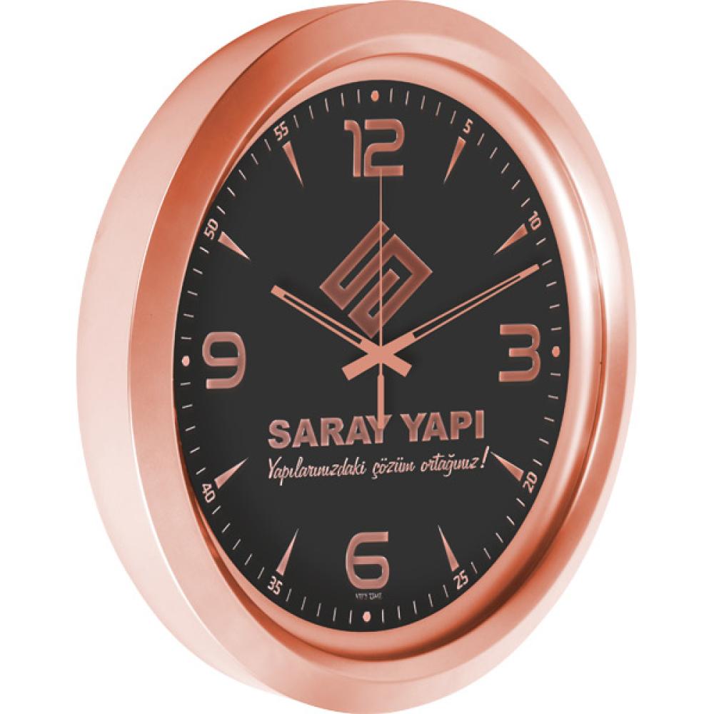 Metallized Wall Clock