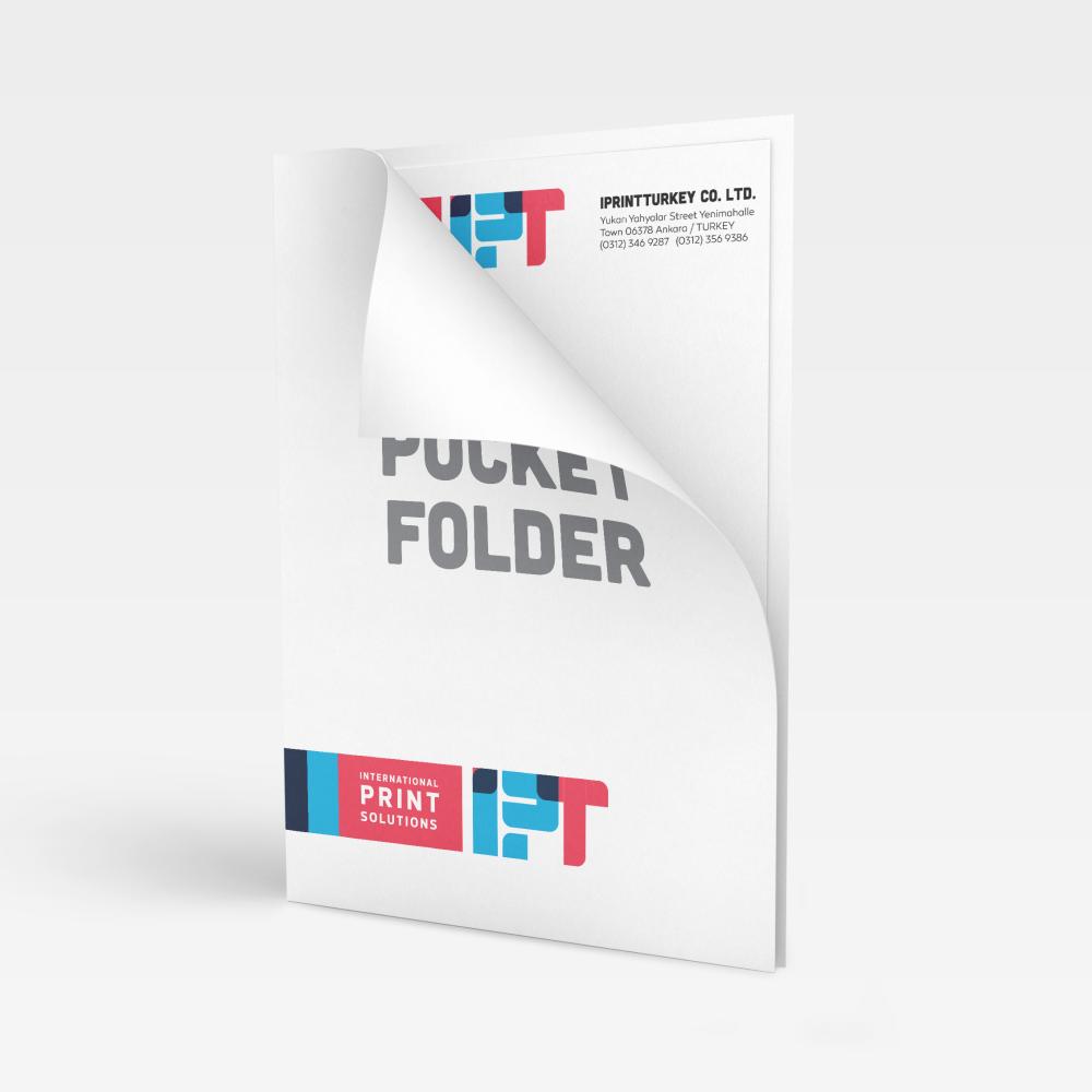 Pocket Folder Glossy One Way Printed 1000 Piece