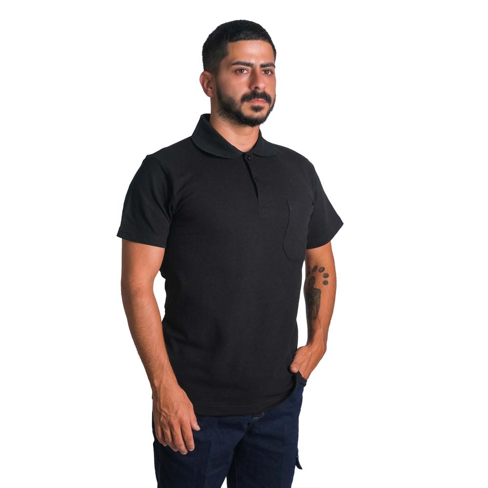 Polo Collar Open-End T-shirt