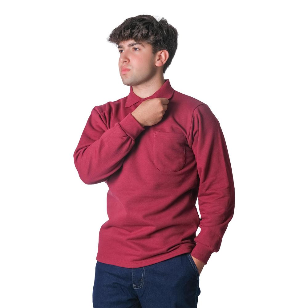 Polo Neck Two Thread Sweatshirt