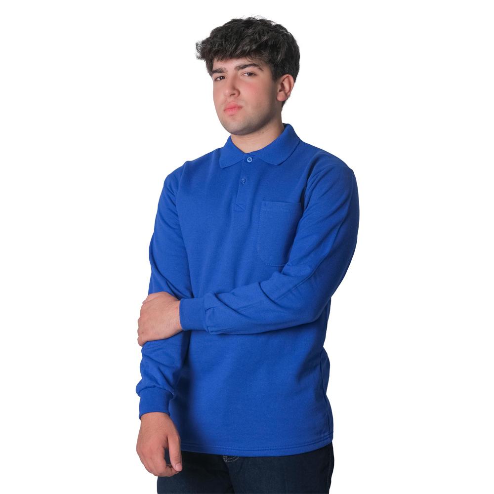 Polo Neck Two Thread Sweatshirt