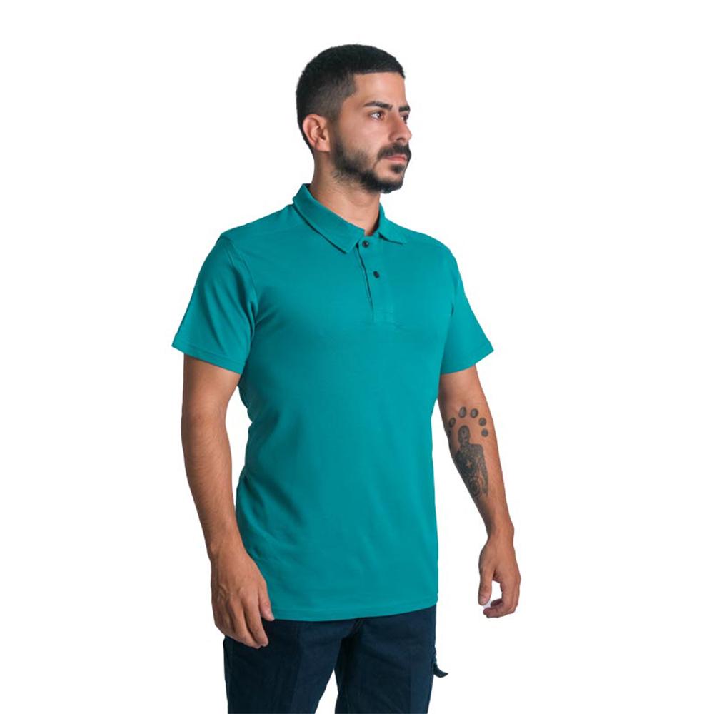 Shirt Collar Combed Cotton T-shirt