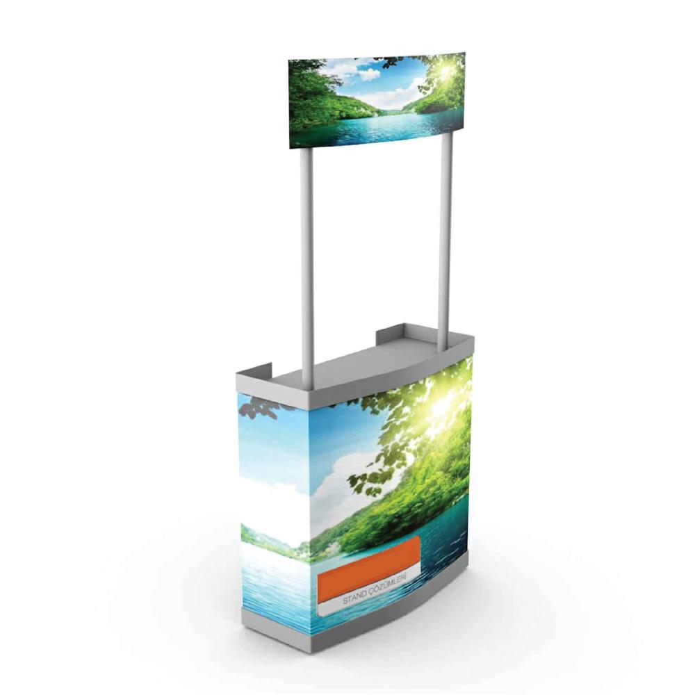 Square Advertising Stand