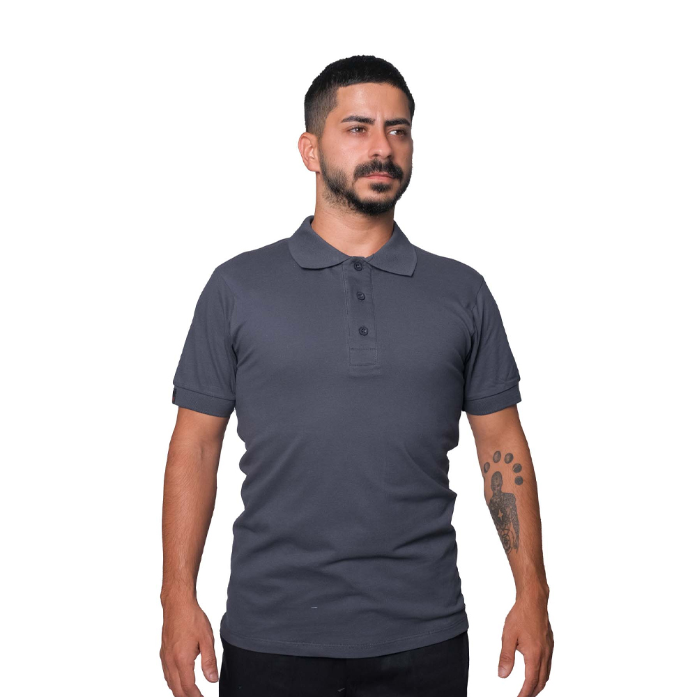 YouWear Polo Neck Combed Cotton T-shirt