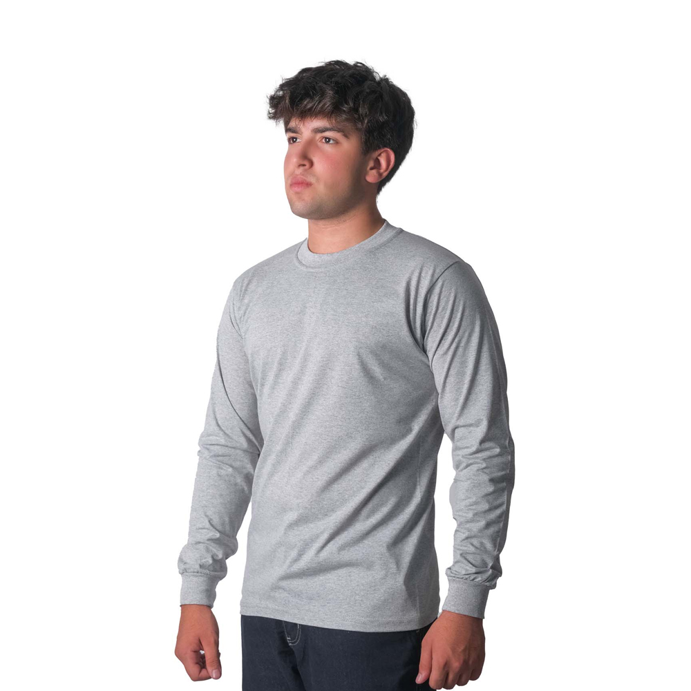 Zero Collar Jersey Long Sleeve T-shirt